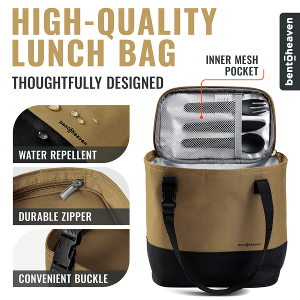 Compact Bento Bag - Sahara Sand