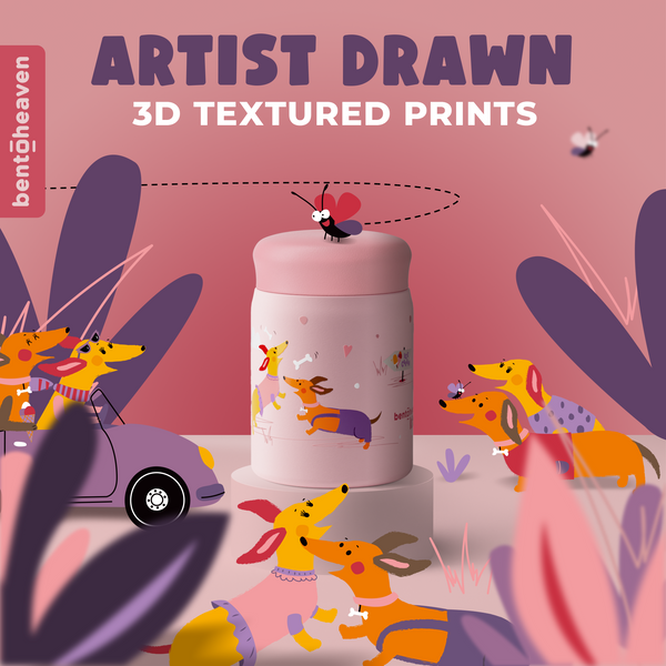 Kids Food Jar - Cruising Dogs