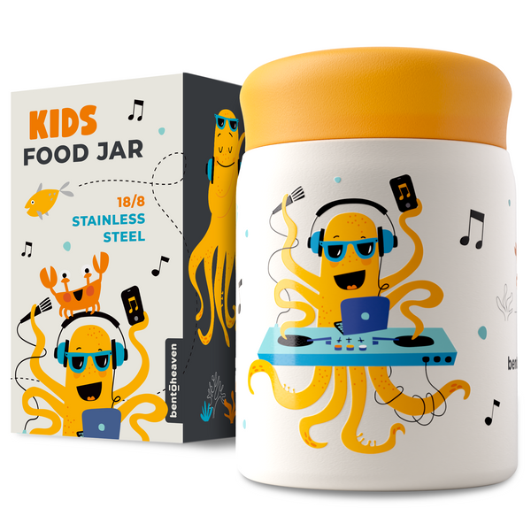 Kids Food Jar - Party Octopus