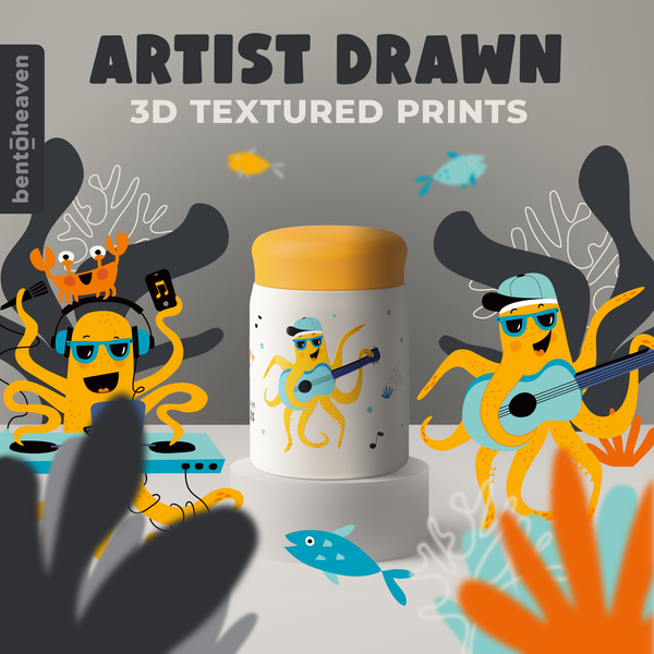 Kids Food Jar - Party Octopus