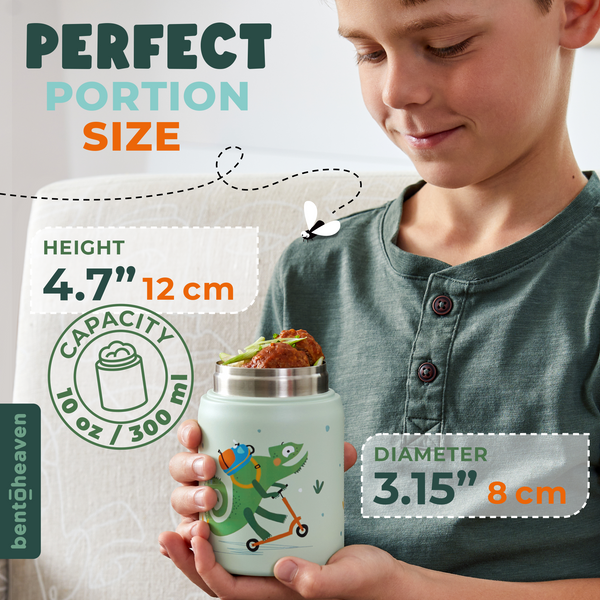 Kids Food Jar - Trekking Chameleon