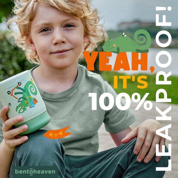 Kids Food Jar - Trekking Chameleon