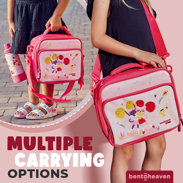 Kids Insulated Bag - Cheerleader Cats