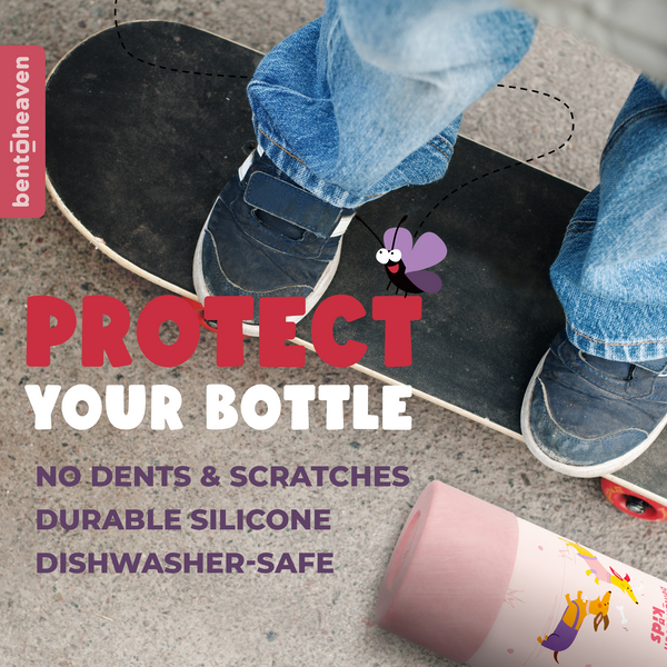 Silicone Bottle Boot - Coral Pink