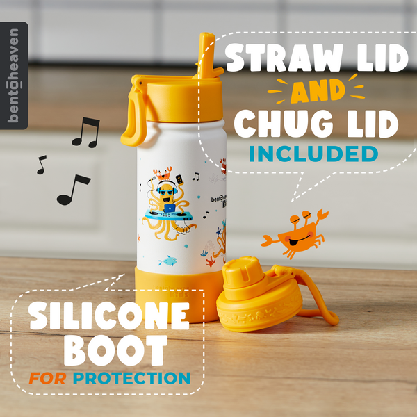 Kids Insulated Bottle - Party Octopus