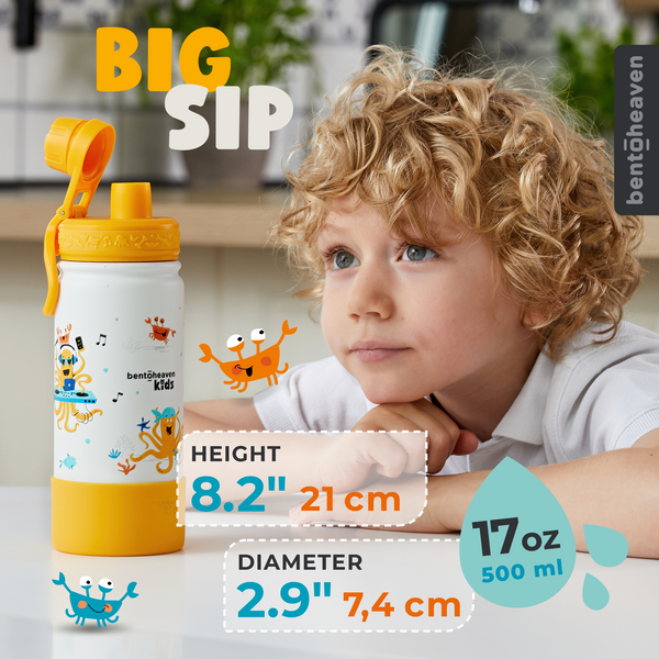 Kids Insulated Bottle - Party Octopus