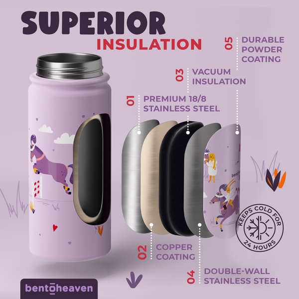 Kids Insulated Bottle - Riding Rabbit