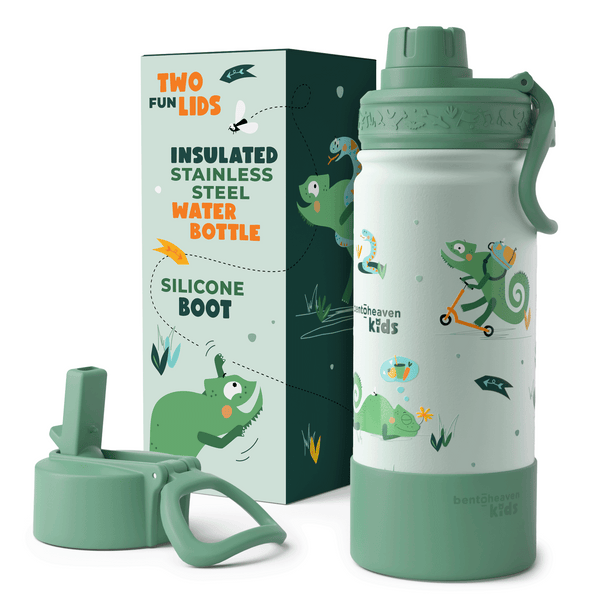 Kids Insulated Bottle - Trekking Chameleon