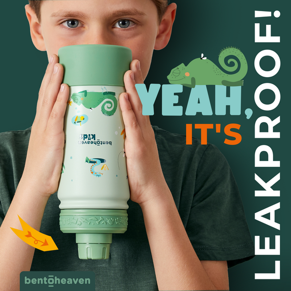 Kids Insulated Bottle - Trekking Chameleon
