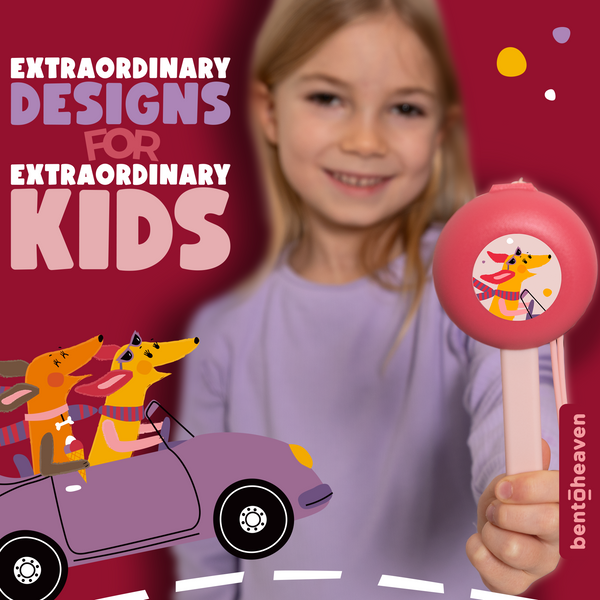 Kids Travel Utensils - Cruising Dogs