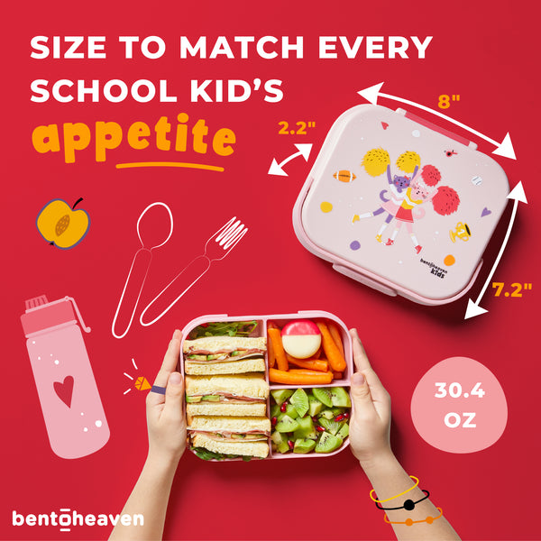 Kids Bento Box - Cheerleader Cats