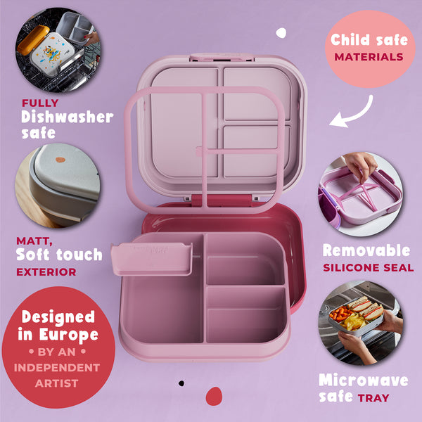 Kids Bento Box - Cheerleader Cats