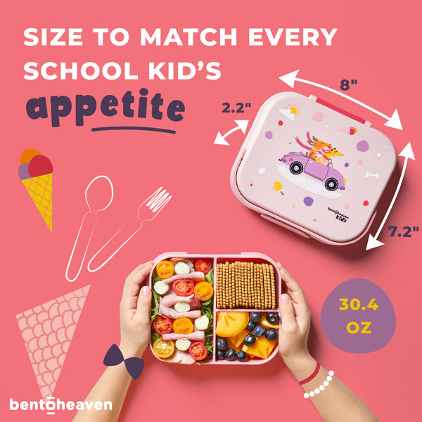 Kids Bento Box - Cruising Dogs