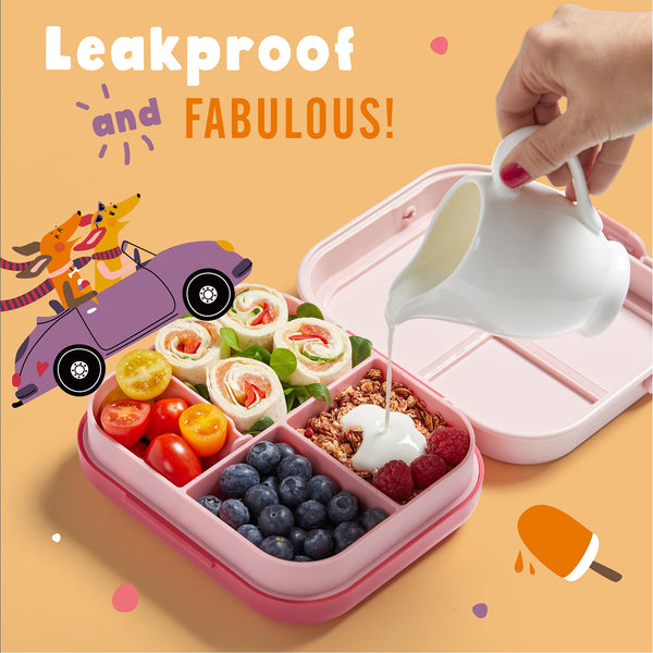 Kids Bento Box - Cruising Dogs