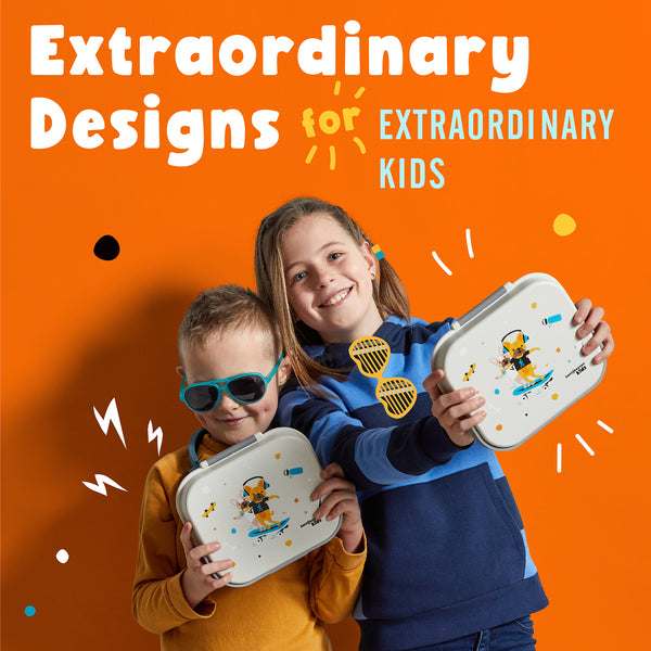 Kids Bento Box - Skater Dogs