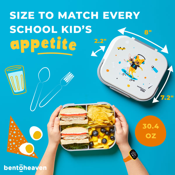 Kids Bento Box - Skater Dogs
