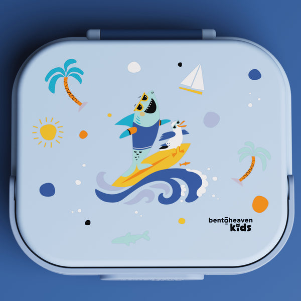 Kids Bento Box - Surfer Shark