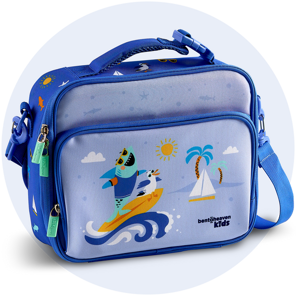 Kids Insulated Bag - Surfer Shark