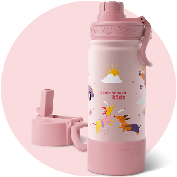 Kids Insulated Bottle - Cruising Dogs