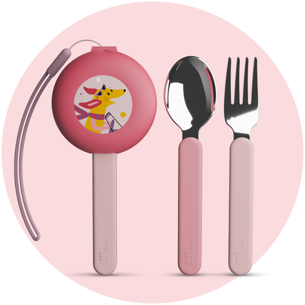 Kids Travel Utensils - Cruising Dogs