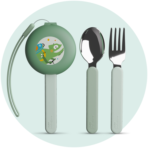 Kids Travel Utensils - Trekking Chameleon