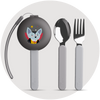 Kids Travel Utensils - Spooky Walk