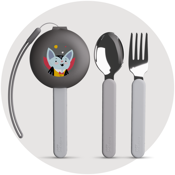 Kids Travel Utensils - Spooky Walk