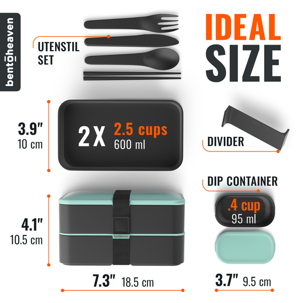 Premium Bento Box - Billie Green