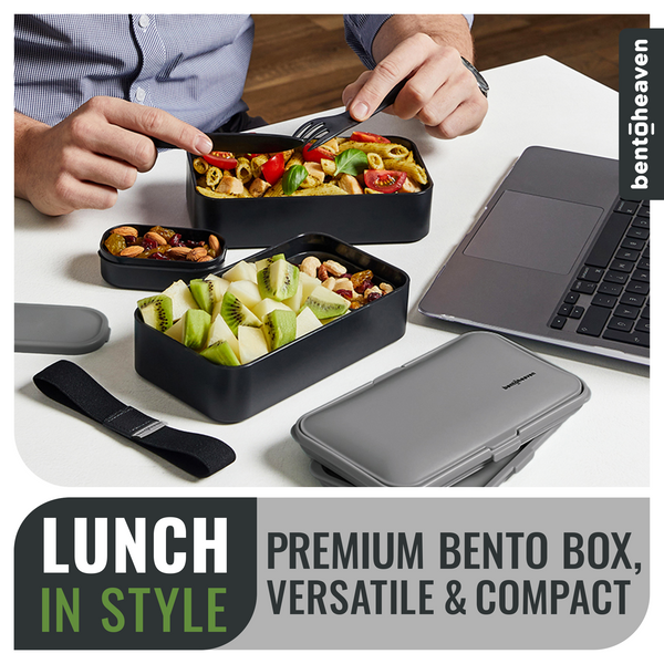 Premium Bento Box - Whispering Gray