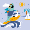 Sloan The Shark & Soren The Seagull