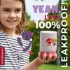 Kids Food Jar - Cheerleader Cats