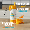 Kids Insulated Bottle - Party Octopus