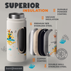 Kids Insulated Bottle - Party Octopus