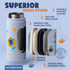 Kids Insulated Bottle - Surfer Shark