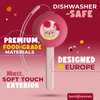 Kids Travel Utensils - Cheerleader Cats