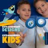 Kids Travel Utensils - Surfer Shark